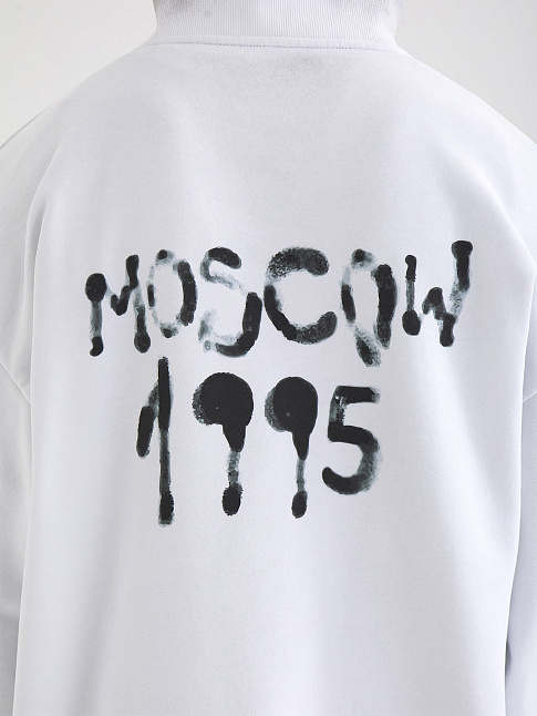 Свитшот MOSCOW 1995 (размер M, цвет Белый)