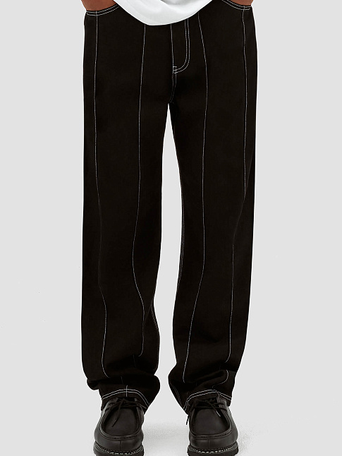 Брюки POAGE DETAIL (размер 38, цвет BLACK)