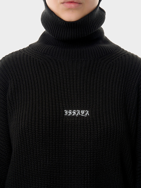 Свитер CHAINMAIL TURTLENECK (размер S, цвет Черный)