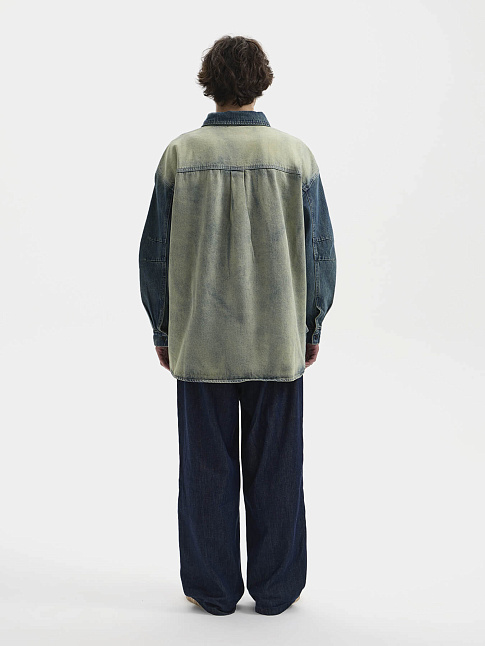 Рубашка DNM SHK (размер XXL, цвет Зеленый)