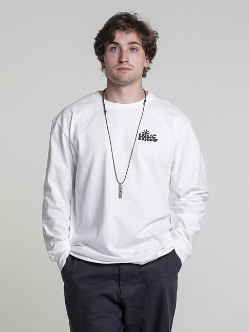 Лонгслив BRAINHIKE (размер XL, цвет Белый)