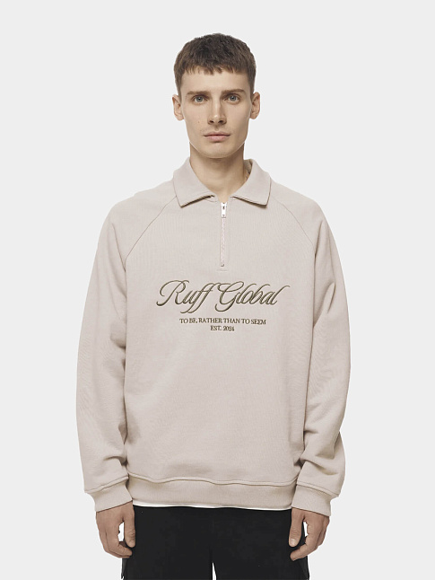 Толстовка HALFZIP SPORT (размер L, цвет Бежевый)