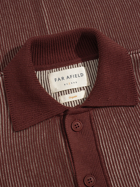 Рубашка VELZY HELIO STRIPE (размер M, цвет Красный)