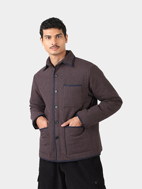 Куртка PARIS (размер L, цвет Синий-Коричневый)