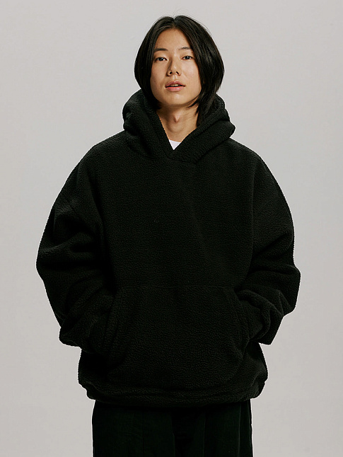 Худи GRIZZLY FLEECE (размер M, цвет Черный)