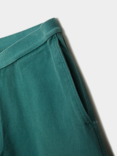 Брюки WASHED HARD WARE (размер XL, цвет Зеленый)