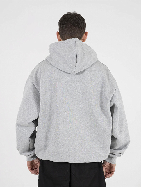 Худи LARRY ZIP (размер L, цвет Серый)