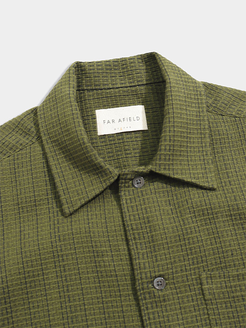 Рубашка BUSEY LINEAR (размер XL, цвет Зеленый)