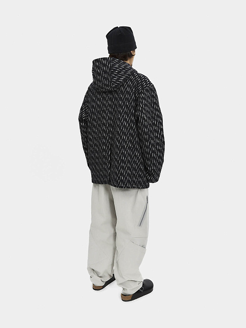 Куртка HOODED WOOL ZIP (размер L, цвет Черный)