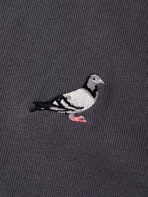 Худи PIGEON LOGO ZIP UP (размер M, цвет Темно-серый)