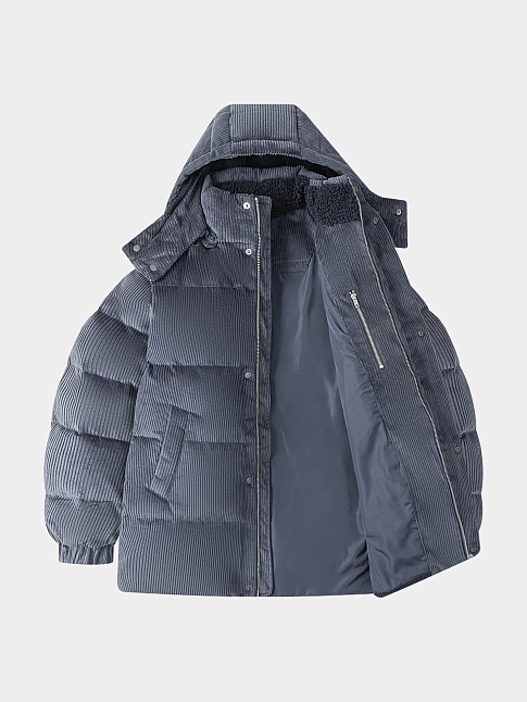 Пуховик VELVET (размер M, цвет Темно-серый)