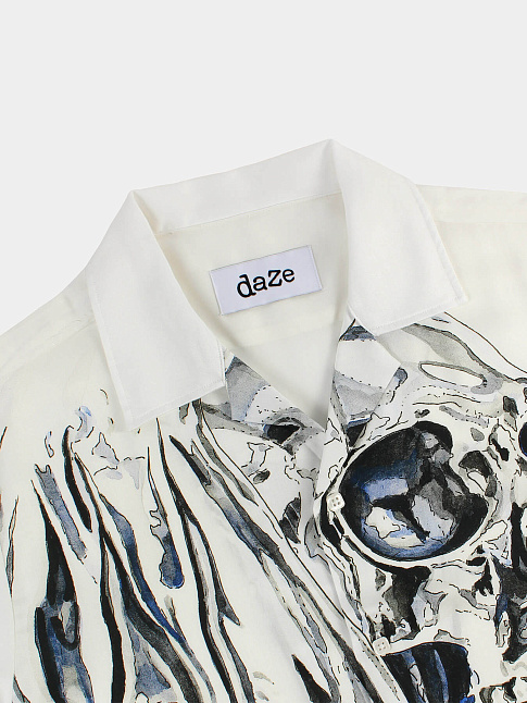 Рубашка DICE (размер XXL, цвет Белый)