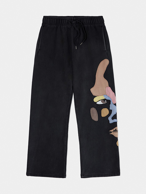 Брюки SIDE EYE FACE SWEATS (размер XL, цвет Черный)