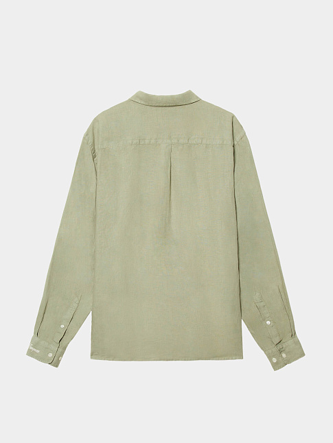 Рубашка LINEN BOXY (размер M, цвет Зеленый)