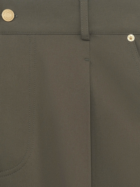 Брюки CROPPED TWILL (размер XL, цвет Серый)