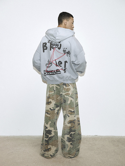 Худи ZIP INVESTIGATION (размер M, цвет Серый)