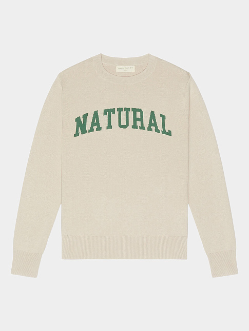 Свитер NATURAL JACQUARD (размер L, цвет Бежевый)