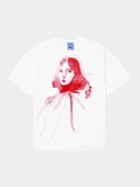 Футболка HALFTONE GIRL (размер XXL, цвет Белый)