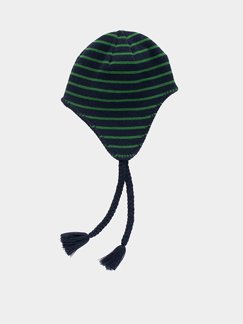 Шапка REVERSIBLE EARFLAP (размер one size, цвет Синий-Зеленый)