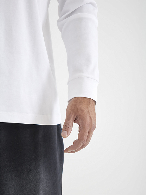 Лонгслив BASE ICON (размер S, цвет Белый)