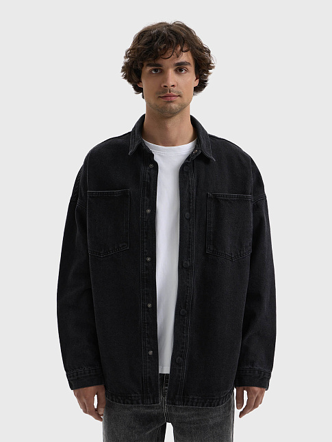 Рубашка BLACK DENIM CODE (размер M, цвет Черный)