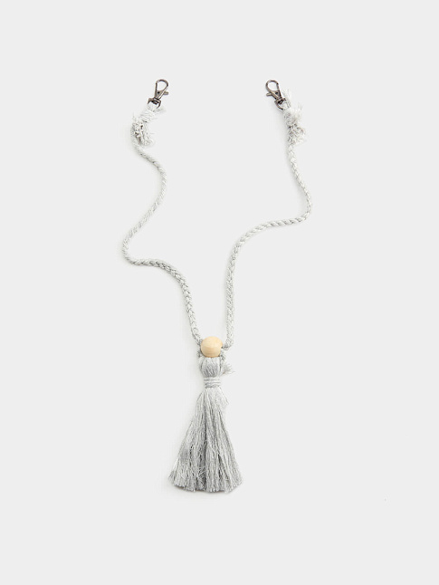 Украшение для брюк MACRAME BEADS (размер one size, цвет Серый)