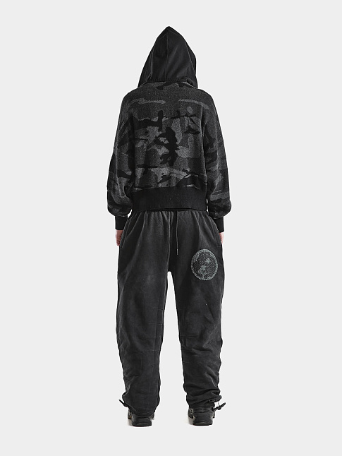 Худи CUMO KNIT ZIP (размер L, цвет Темно-серый)