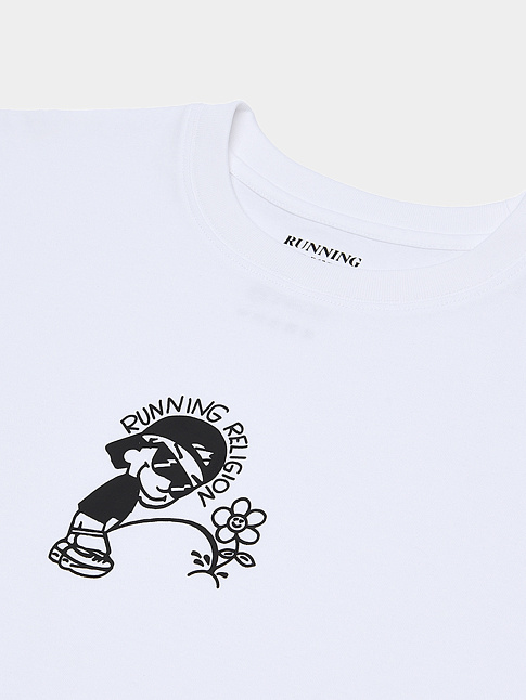 Футболка FLOWER BOY (размер XL, цвет Белый)