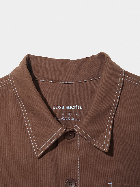 Рубашка MUCHO MAS (размер XL, цвет Коричневый)