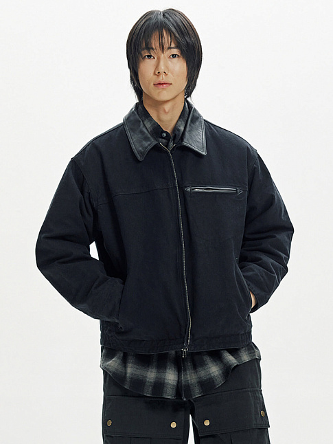 Куртка HEAVY CANVAS DESTROYED WORK (размер M, цвет Черный)