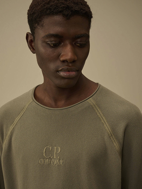 Свитшот HEAVY PIQUET PIGMENT DYED MOCKNECK (размер L, цвет 921)