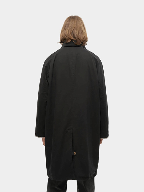 Плащ WASHED TRENCH (размер L, цвет Черный)