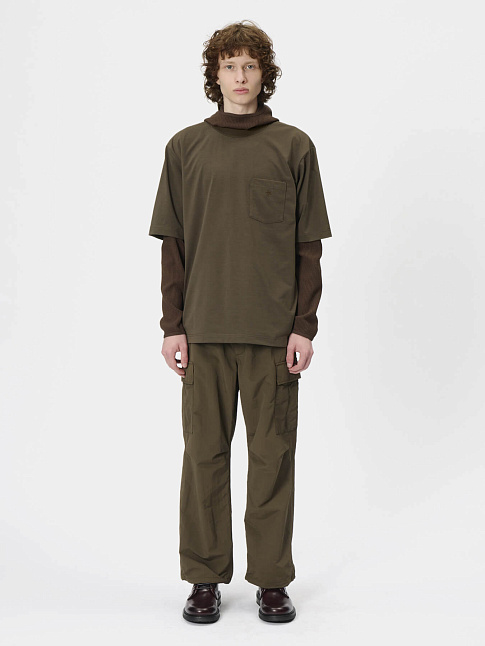 Брюки DOPE DYED TUSSAH CARGO (размер M, цвет Коричневый)