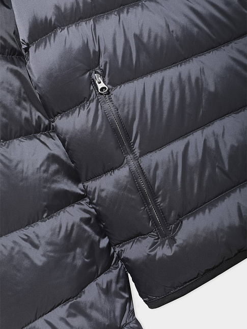 Пуховик DOWN LINER HOODED (размер 54, цвет Темно-серый)