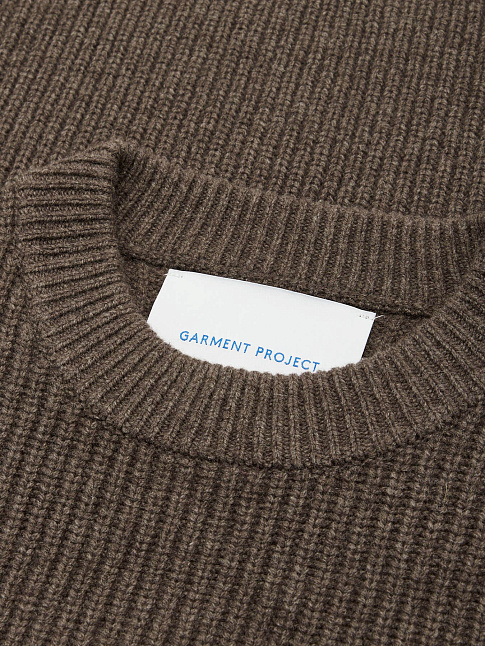 Свитер BOXY WOOL (размер S, цвет Коричневый)