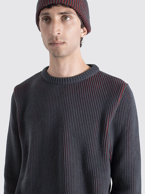 Свитер HAMISH RIBBED (размер M, цвет Серый)