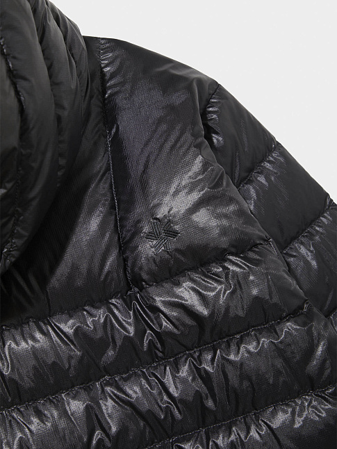 Пуховик 1000FP SPUTTERING HOODED (размер M, цвет Черный)