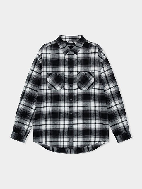 Рубашка FLANNEL CHECK (размер XL, цвет Черный)