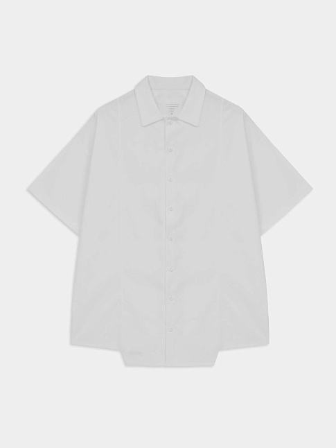Рубашка KINOMO WITH COLLAR SHORT (размер L, цвет Белый)