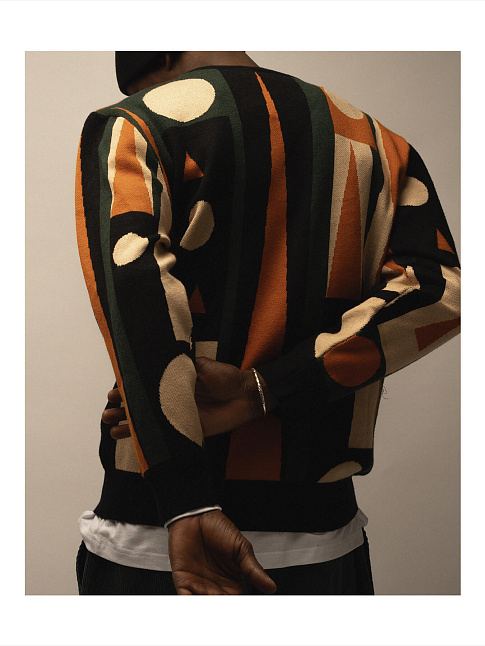 Свитер BACKGAMMON CREWNECK (размер XL, цвет Разноцветный)