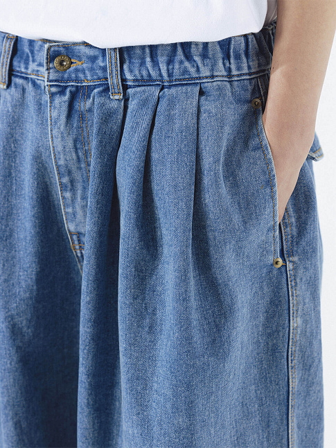 Брюки STONE VINTAGE DENIM BALLOON (размер M, цвет Голубой)