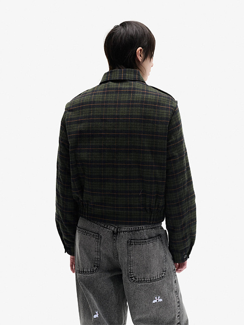 Куртка STAY PLAID (размер S, цвет Коричневый)