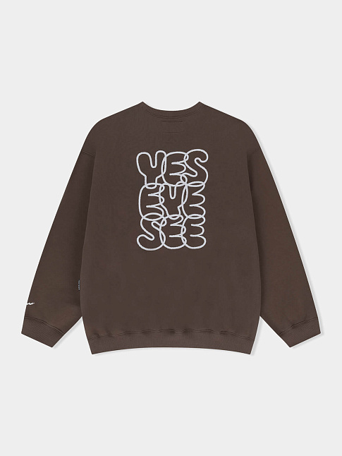 Свитшот C-LOGO (размер M, цвет Коричневый)
