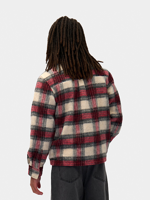 Рубашка PLAID ZIPPER (размер XL, цвет Разноцветный)