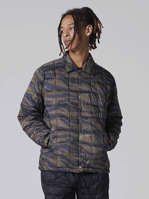 Куртка BASIC DOWN COACH (размер L, цвет Коричневый-Черный)