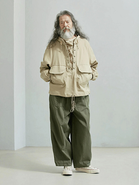 Брюки TWILL BALLOON (размер XXL, цвет Зеленый)