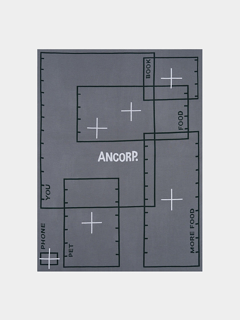 Плед (размер one size, цвет Светло-серый)