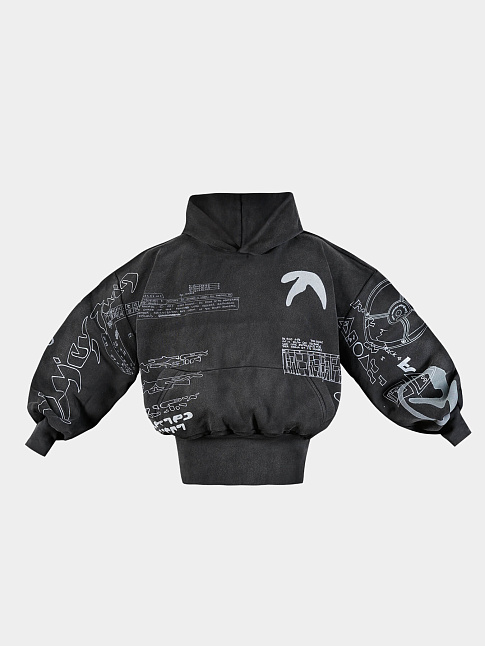 Худи A—SKETCH (размер M, цвет Черный)