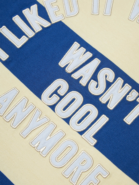 Лонгслив STRIPED POLO SWEAT (размер L, цвет Желтый-Синий)