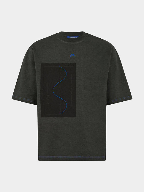 Футболка WAVEFORM (размер L, цвет Черный)